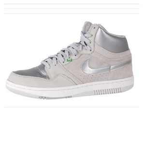 NIKE COURT FORCE HIGH GREY / METALLIC SILVER